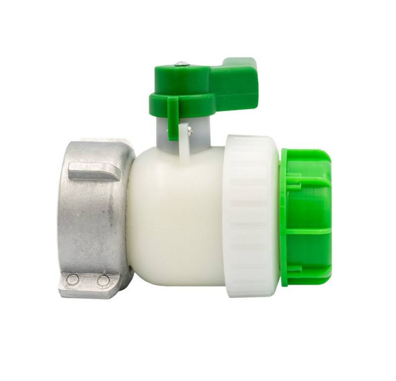 Stabilo Sanitär Absperrventil IBC Kugelhahn S60x6 auf DN50 offene Hahnkappe von Stabilo Sanitär