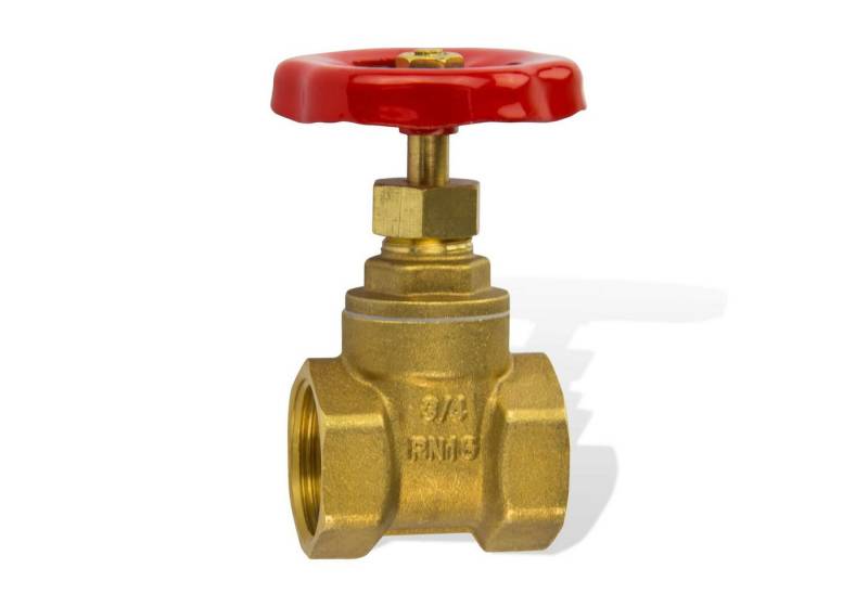 Stabilo Sanitär Absperrventil Messing Absperrschieber 1 Zoll DN25 Muffenschieber Heizungsschieber von Stabilo Sanitär