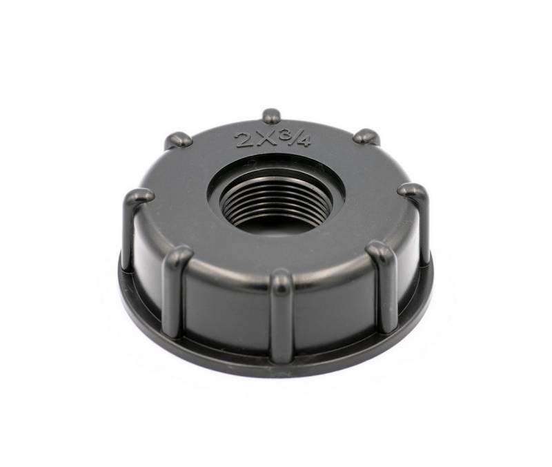 Stabilo Sanitär Regenwassertank IBC Adapter Deckel 3/4"IG S60x6 62mm Tankdeckel Kappe Regenwassertank von Stabilo Sanitär