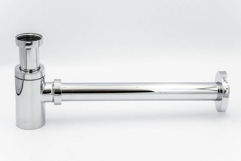 Stabilo Sanitär Siphon Design Flaschensiphon 1 1/4" x 32 mm Geruchsverschluss verchromt von Stabilo Sanitär