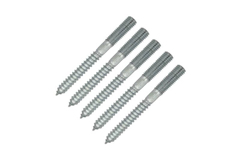 Stabilo Sanitär Stockschraube 5 x Stockschraube M10 x 100 mm verzinkt, (5 St) von Stabilo Sanitär