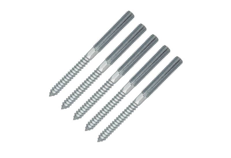 Stabilo Sanitär Stockschraube 5 x Stockschraube M10 x 120 mm verzinkt, (5 St) von Stabilo Sanitär