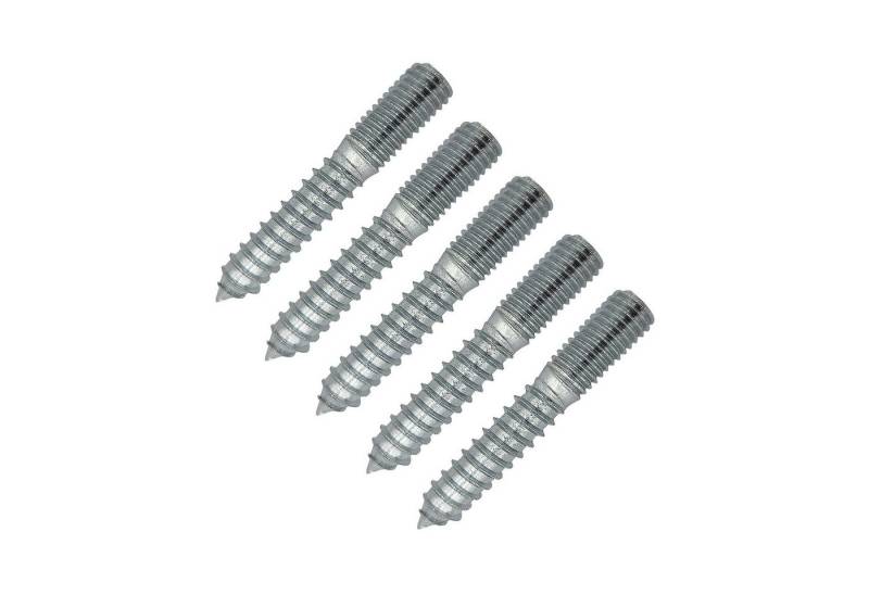 Stabilo Sanitär Stockschraube 5 x Stockschraube M10 x 60 mm verzinkt, (5 St) von Stabilo Sanitär