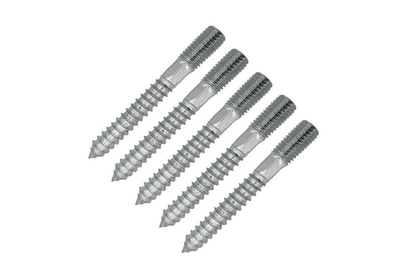 Stabilo Sanitär Stockschraube 5 x Stockschraube M10 x 80 mm verzinkt, (5 St) von Stabilo Sanitär