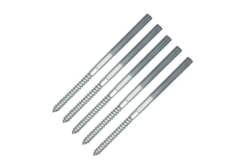Stabilo Sanitär Stockschraube 5 x Stockschraube M8 x 140 mm verzinkt, (5 St) von Stabilo Sanitär