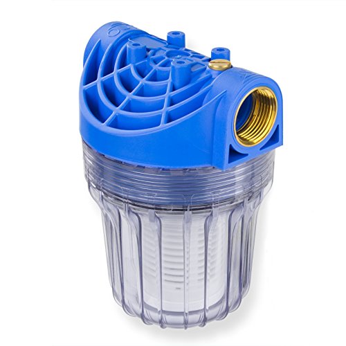 Stabilo-Sanitaer Wasserfilter DN25 1 Zoll kurz 1800L/Std Vorfilter Pumpenfilter Gartenpumpe Hauswasserwerk Hausanschluss für Wasserleitung Zisterne von Stabilo-Sanitaer