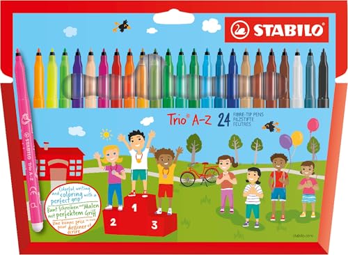 STABILO - Filzstift - Trio A-Z - 24er Pack - mit 24 verschiedenen Farben STABILO - Filzstift - Trio A-Z - 24er Pack - mit 24 verschiedenen Farben von STABILO