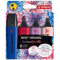 STABILO BOSS Original Wildflower Edition Textmarker farbsortiert, 4 St. STABILO BOSS Original Wildflower Edition Textmarker farbsortiert, 4 St. von Stabilo