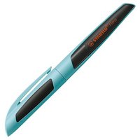 STABILO Kugelschreiber Flow hellblau/schwarz, Schreibfarbe: blau, 1 St. von Stabilo