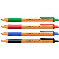 STABILO Kugelschreiber pointball orange farbsortiert - 4 Stück von Stabilo