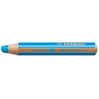STABILO woody 3 in 1 Buntstift blau, 1 St. von Stabilo