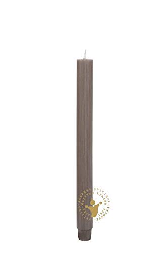 Stabkerzen Durchgefärbte Dunkel-Leinen 290 x 26 mm, 1 Stück, Premium Kerzen von Jaspers Kerzen von Stabkerzen