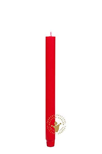Stabkerzen Durchgefärbte Rot 290 x 26 mm, 1 Stück, Premium Kerzen von Jaspers Kerzen von Stabkerzen