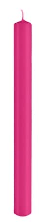 Stabkerzen Fuchsia Pink 30 x 3 cm, Inhalt 6 Stück, deutsche Markenkerzen tropffrei für Kerzenleuchter, Kerzen Leuchterkerzen von Stabkerzen