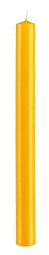 Stabkerzen Goldgelb 30 x 3 cm, Inhalt 6 Stück, deutsche Markenkerzen tropffrei für Kerzenleuchter, Kerzen Leuchterkerzen von VELAS