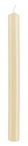 Stabkerzen Vanille Bisquit, 25 x 2,2 cm, 10 Stück, deutsche Markenkerzen in RAL Kerzen Güte Qualität von VELAS