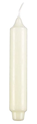 Stabkerzen mit Zapfenfuß Elfenbein 40 x 3 cm (12 Stück), dt. Marken Kerzen in RAL Qualität, Kopschitz Kerzen 15707.42.012.0002 von Stabkerzen
