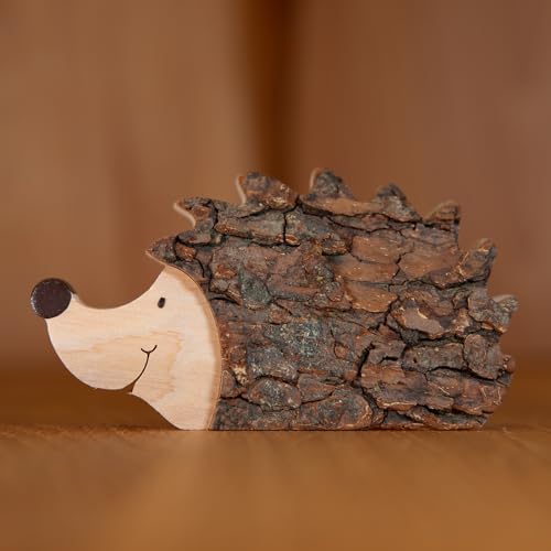 Staboos Deko Igel Figuren 60 mm - Rindenigel Deko aus nachhaltigem europäischen Holz - Einzigartige Deko Igel in Geschenkverpackung - Süße Holzigel Staboos Deko Igel Figuren 60 mm - Rindenigel Deko aus nachhaltigem europäischen Holz - Einzigartige Deko Igel in Geschenkverpackung - Süße Holzigel von Staboos