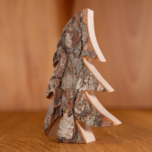 Staboos Rindenbaum Figuren - Deko Baum aus Nachhaltigem Europäischen Holz - Einzigartige Dekoration in Geschenkverpackung - Süßer Holzbaum von Staboos
