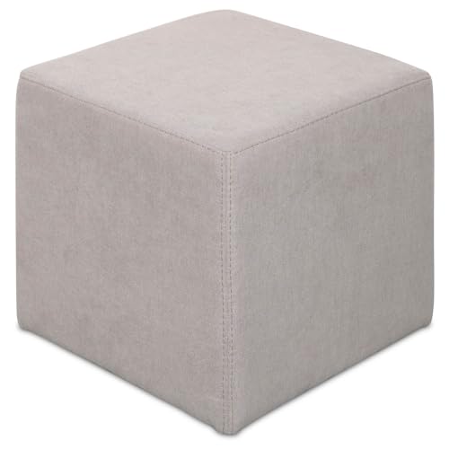 Staboos Sitzwürfel 42cm - Hochwertiger Sitzhocker Pflegeleichter Pouf Hocker - Sitzpouf mit nur 4kg - Sitzcube als perfekte Sitzgelegenheit (Coral_01) von Staboos