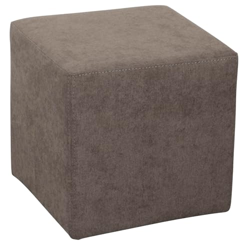 Staboos Sitzwürfel 42cm - Hochwertiger Sitzhocker Pflegeleichter Pouf Hocker - Sitzpouf mit nur 4kg - Sitzcube als perfekte Sitzgelegenheit (Coral_10) von Staboos