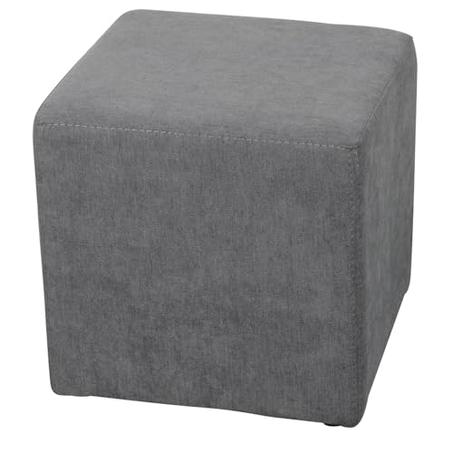 Staboos Sitzwürfel 42cm - Hochwertiger Sitzhocker Pflegeleichter Pouf Hocker - Sitzpouf mit nur 4kg - Sitzcube als perfekte Sitzgelegenheit (Coral_12) von Staboos