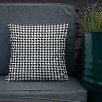 Houndstooth Premium Kissen von StacheStuff