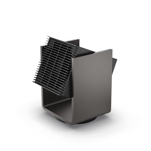 Stadler Form Ventilator & Heizlüfter Alex, mit 3D-Oszillation, 4 Leistungsstufen im Ventilator-Modus, 2 Leistungsstufen im Heiz-Modus, bis 8 m Winddistanz und Fernbedienung, schwarz von Stadler Form