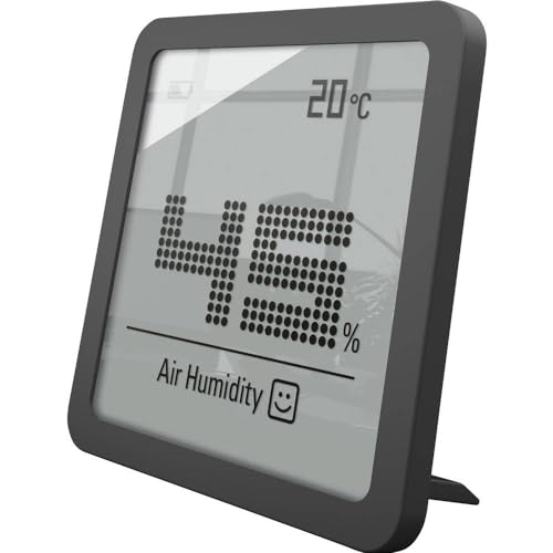 Stadler Form Hygrometer Selina little, präzises digitales Messgerät für Luftfeuchtigkeit und Temperatur, schwarz von Stadler Form