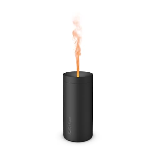 Stadler Form Aroma Diffuser Lucy verströmt im Akku-Betrieb bis 7h ätherische Öle mit Flammen-Effekt, für Entspannung und wohltuende Aromatherapie, schwarz von Stadler Form