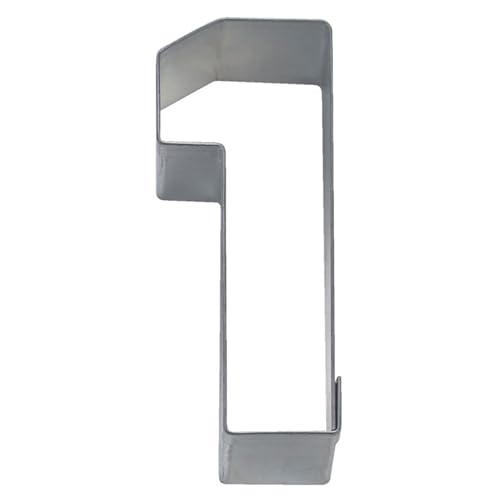 Staedter Haus Cookie Cutter edelstahl 6,5 cm, silber, Nummer 1 Staedter Haus Cookie Cutter edelstahl 6,5 cm, silber, Nummer 1 von Staedter