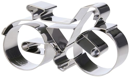 Städter Ausstechform, Edelstahl, Fahrrad, 9 x 30 x 30 cm, Silber Städter Ausstechform, Edelstahl, Fahrrad, 9 x 30 x 30 cm, Silber von Staedter