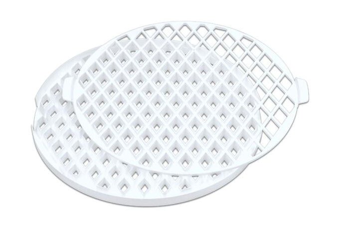 Gitterstanze rund Kunststoff weiss    30cm von Städter