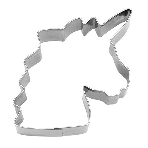 Städter Ausstechform Einhorn aus Edelstahl in Silber, 8cm Städter Ausstechform Einhorn aus Edelstahl in Silber, 8cm von Städter