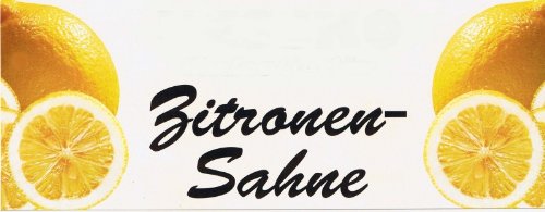 Sahnefest Sahnestand Sahnefix Zitrone von Städter