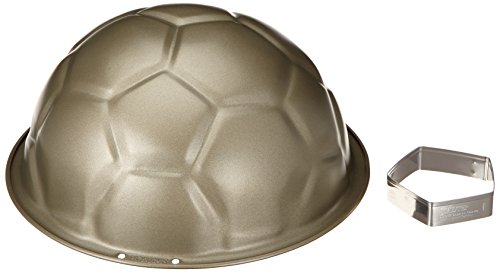 Staedter - Motivbackform Fußball - hochwertige Antihaftbeschichtung - ideal für Kindergeburtstag oder Partys - PFAS frei Staedter - Motivbackform Fußball - hochwertige Antihaftbeschichtung - ideal für Kindergeburtstag oder Partys - PFAS frei von Städter