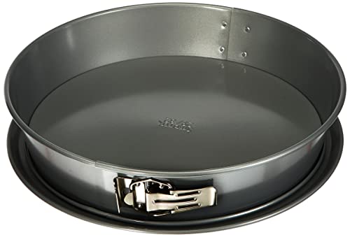 Städter 661370 We Love Baking Springform schräg 32 cm, Metall, Silber, ø 32/29 cm/H 7 cm von Städter