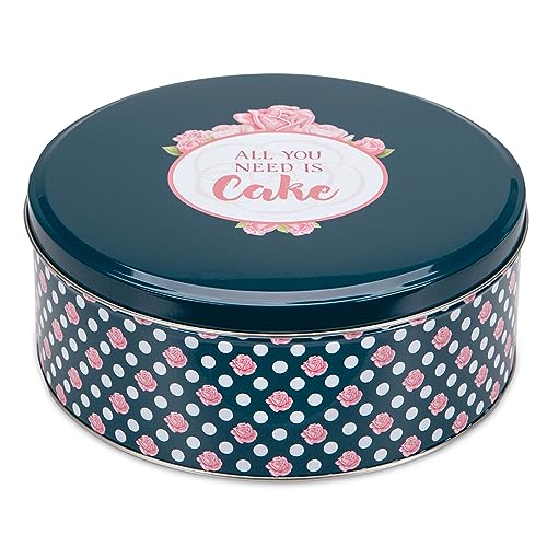 Städter 710085 All you need is Cake Gebäckdose, Weißblech von Staedter