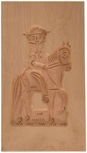 Städter 842137 Spekulatiusform, Holz, grau, 15 x 9 cm von Städter