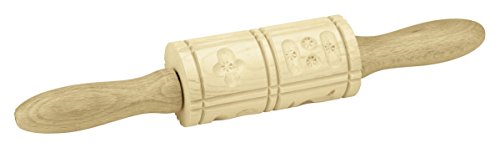 Städter 848085 Springerlesmodel-Rolle 8 Springerleswalze, Holz, braun, 29,5 x 10,5 x 5 cm, von Städter