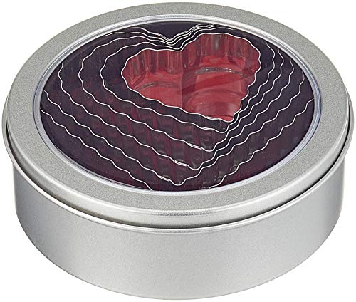 Staedter Ausstecher Herzen glatt/gewellt Austechform, Edelstahl, 30 x 30 x 30 cm Staedter Ausstecher Herzen glatt/gewellt Austechform, Edelstahl, 30 x 30 x 30 cm von Städter