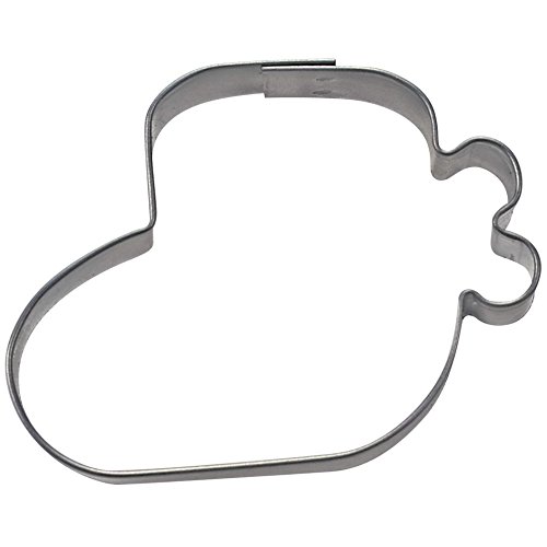 Städter Ausstechform Babyschuh, Weißblech, Silber, 7x5.5x2cm von Staedter