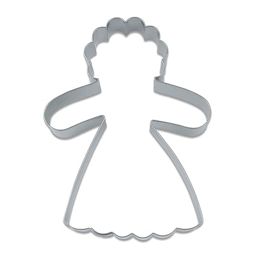 Städter Ausstechform Lebkuchenfrau, Edelstahl, Silber, 12.5 x 12.5 x 3 cm Städter Ausstechform Lebkuchenfrau, Edelstahl, Silber, 12.5 x 12.5 x 3 cm von Staedter