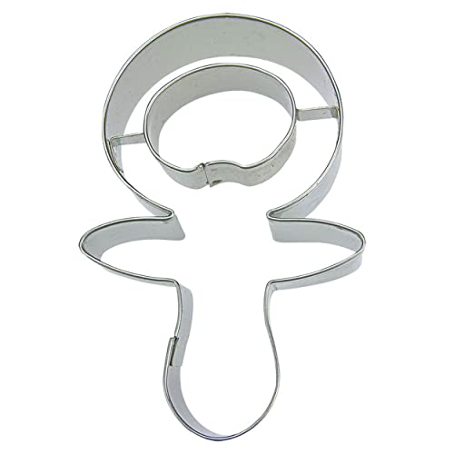 Städter Ausstechform Schnuller, Edelstahl, Silber 7 x 5 x 2 cm von Staedter
