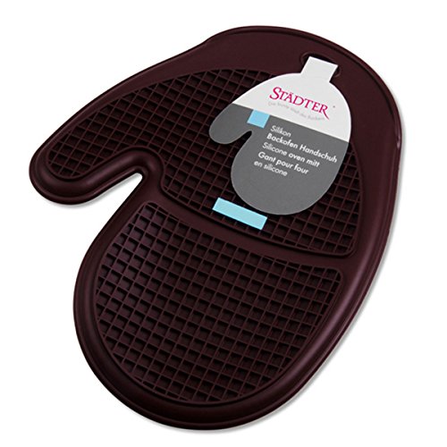 Städter Backofen Handschuh, Silikon, braun, 19,5 x 22,5 x 30 cm Städter Backofen Handschuh, Silikon, braun, 19,5 x 22,5 x 30 cm von Städter