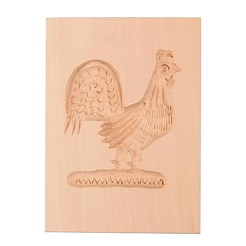 Städter Hahn Springerlesmodel, Holz, Braun, 6 x 8 cm von Städter