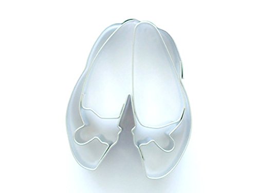 Staedter Haus Prägung Ballerinas Schuhe Form Cookie Cutter, Silber von Staedter
