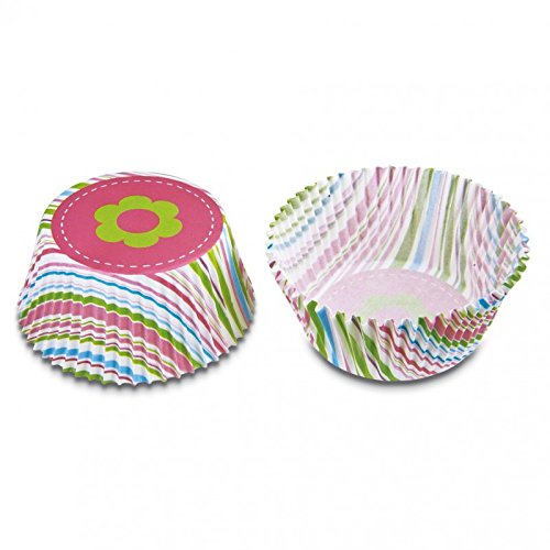 Staedter Papier-Backförmchen Streifen ø 5/7 cm/Höhe 3 cm Maxi 50 Stück von Städter