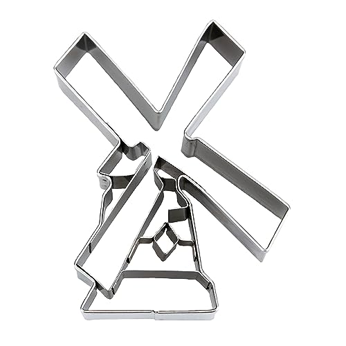 Städter Präge-Ausstecher Windmühle 8 cm Edelstahl, Silber, 8.5 cm von Staedter