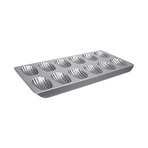 Städter We Love Baking Backform Bärentatzen Madeleines, Metall, Silber, 40 x 20 cm von Staedter